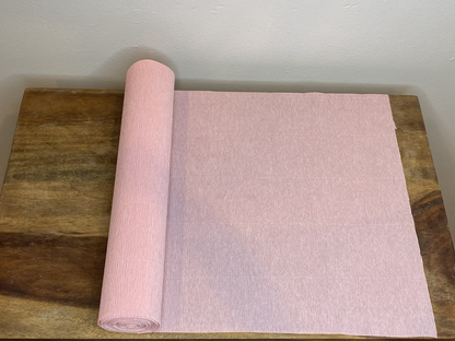 Pastel Pink Heavy Florist Crepe