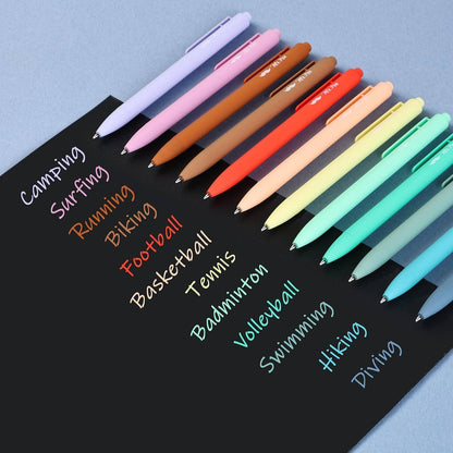 Mr. Pen 12-Pack Retractable Gel Pens with Colored Ink