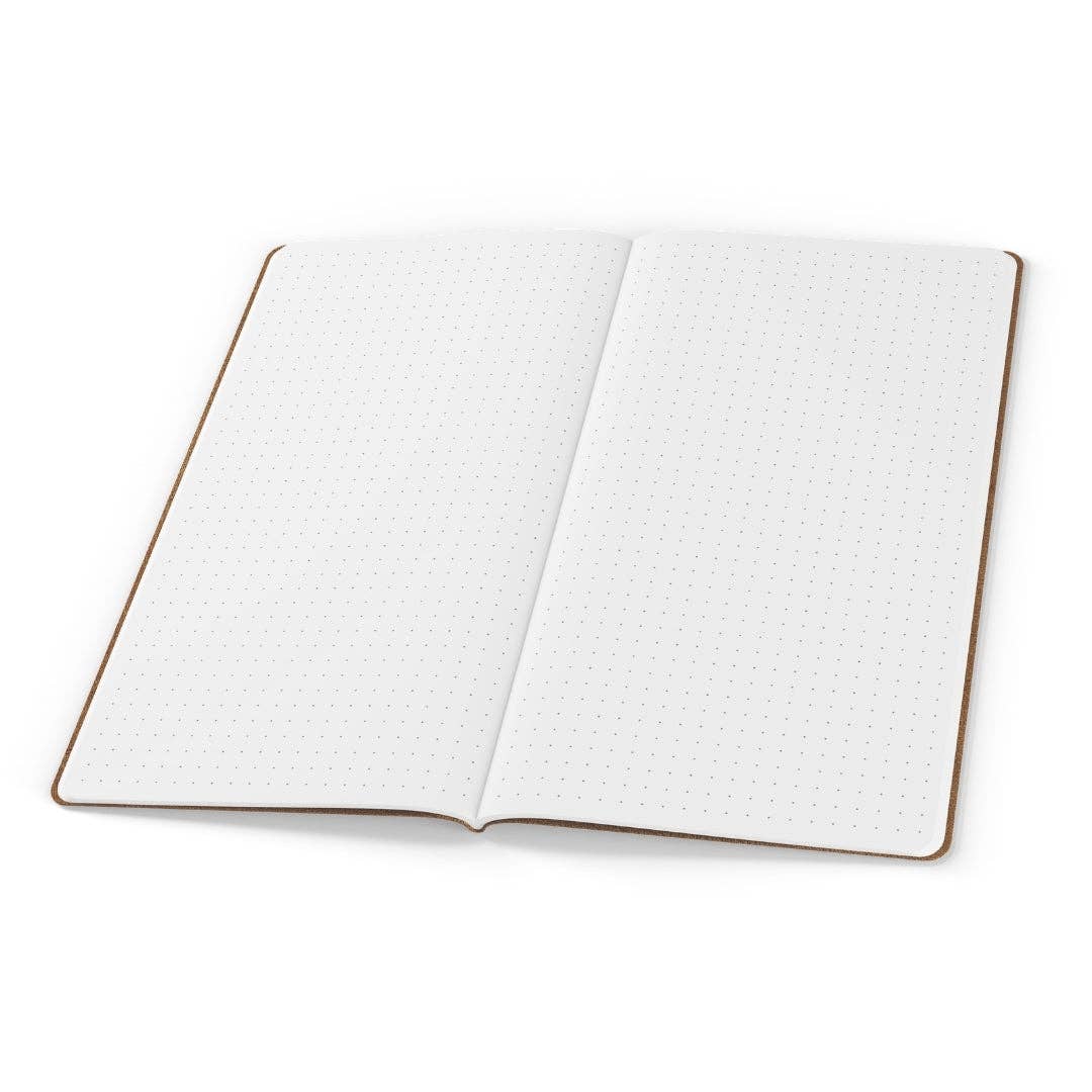 Traveler's Size Notebook with Tomoe River Paper by LOCHBY • Dot Grid Pages