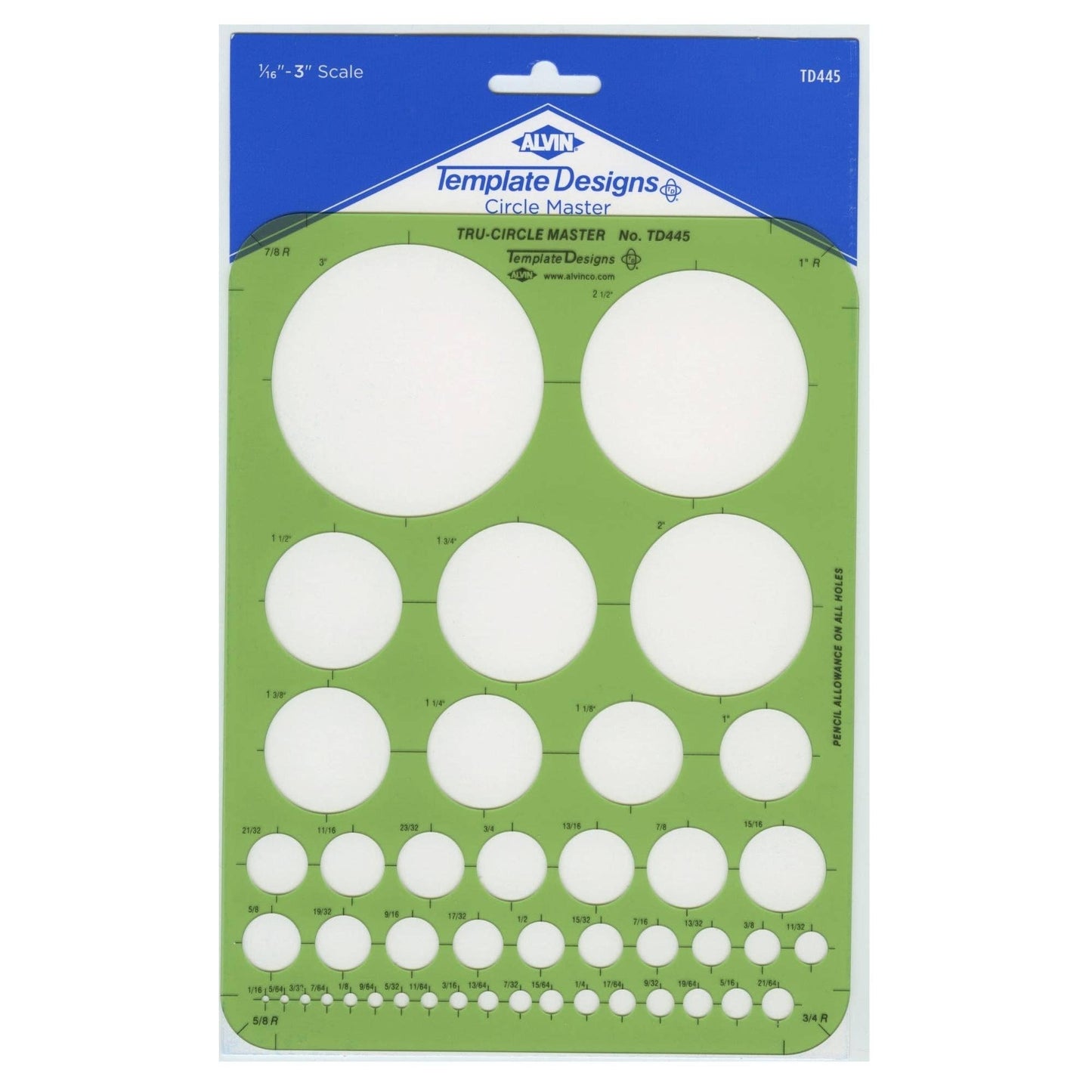 Alvin Circle Master Template - TD445