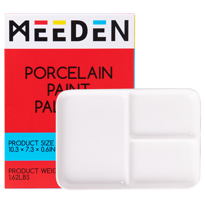 MEEDEN Ceramic Artist Paint Palette