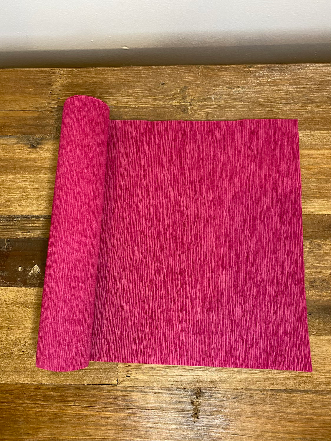 Dark Pink Heavy Florist Crepe