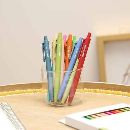 Mr. Pen 12-Pack Retractable Gel Pens with Colored Ink