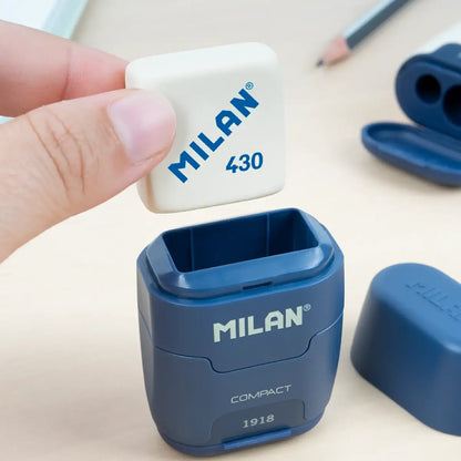 Milan Compact Sharpener & Eraser