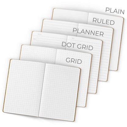 Pocket-Size Notebook with Tomoe River Paper by LOCHBY • Dot Grid Pages