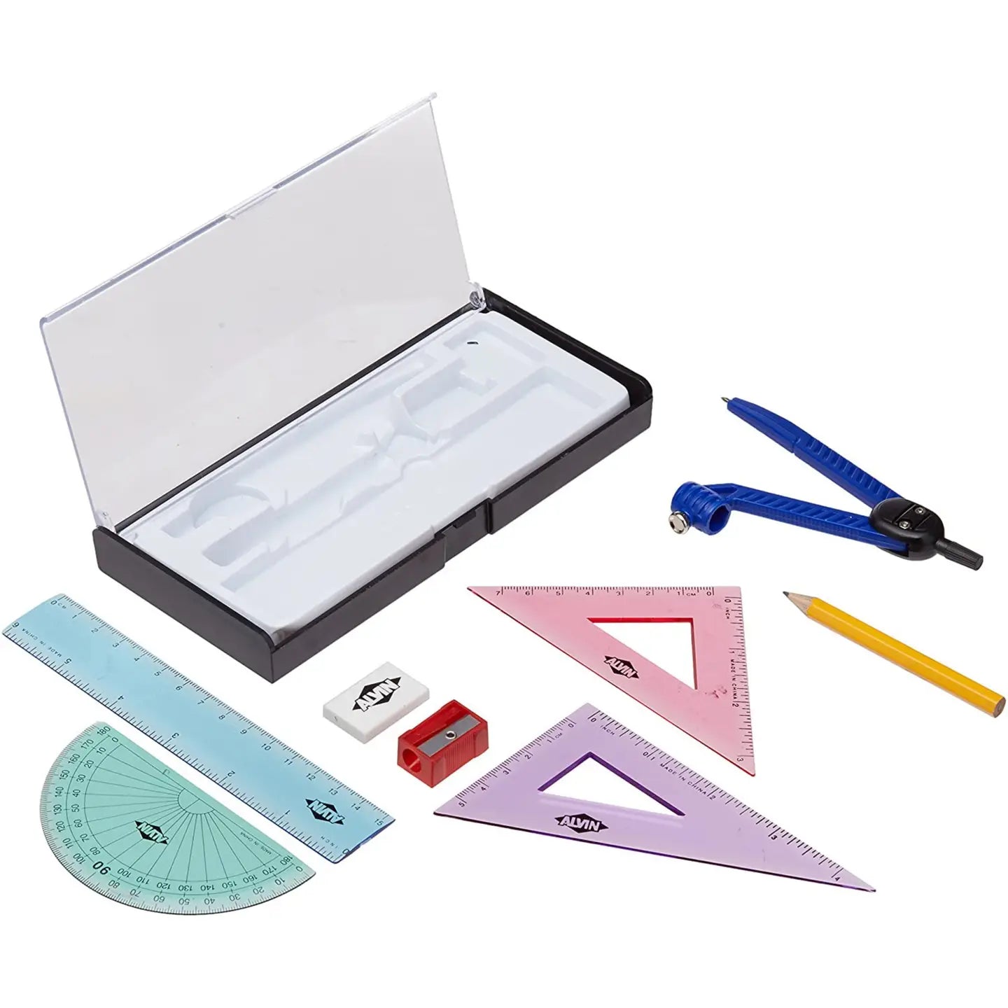 Alvin 8-Piece Compass & Geometry Set