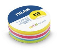 Milan Round Sticky Notes - Neon Colors