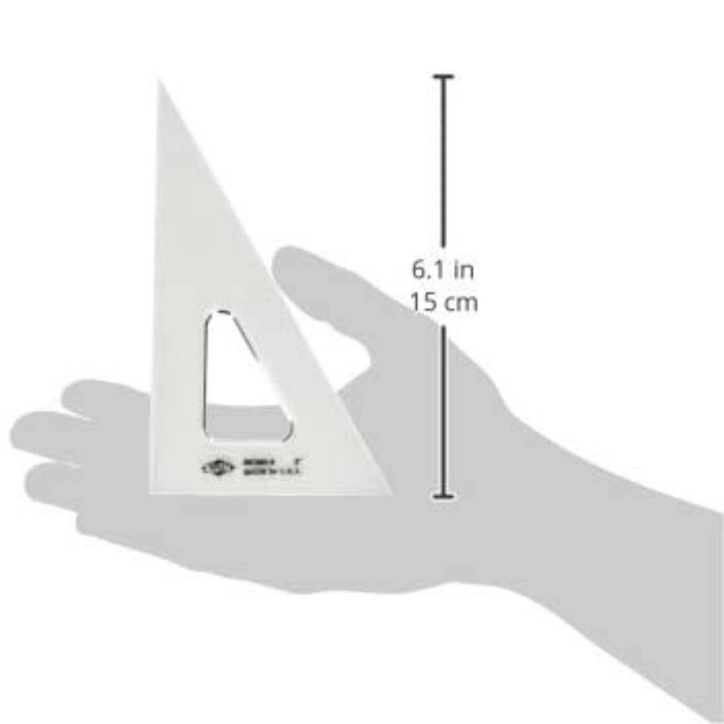 Alvin Professional Drafting Triangle - Smoke Tint