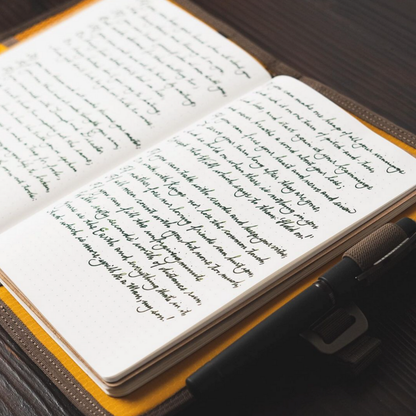 A5 Notebook with Tomoe River Paper by LOCHBY • Dot Grid Pages