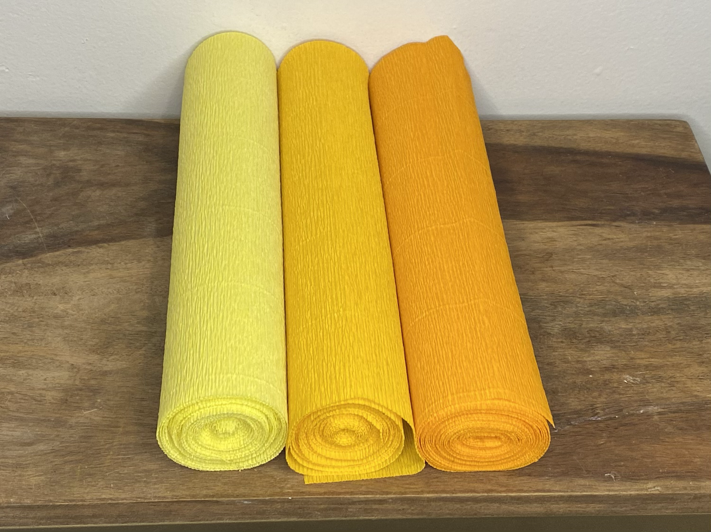 Light Yellow Heavy Florist Crepe