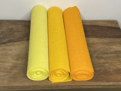 Yellow Heavy Florist Crepe