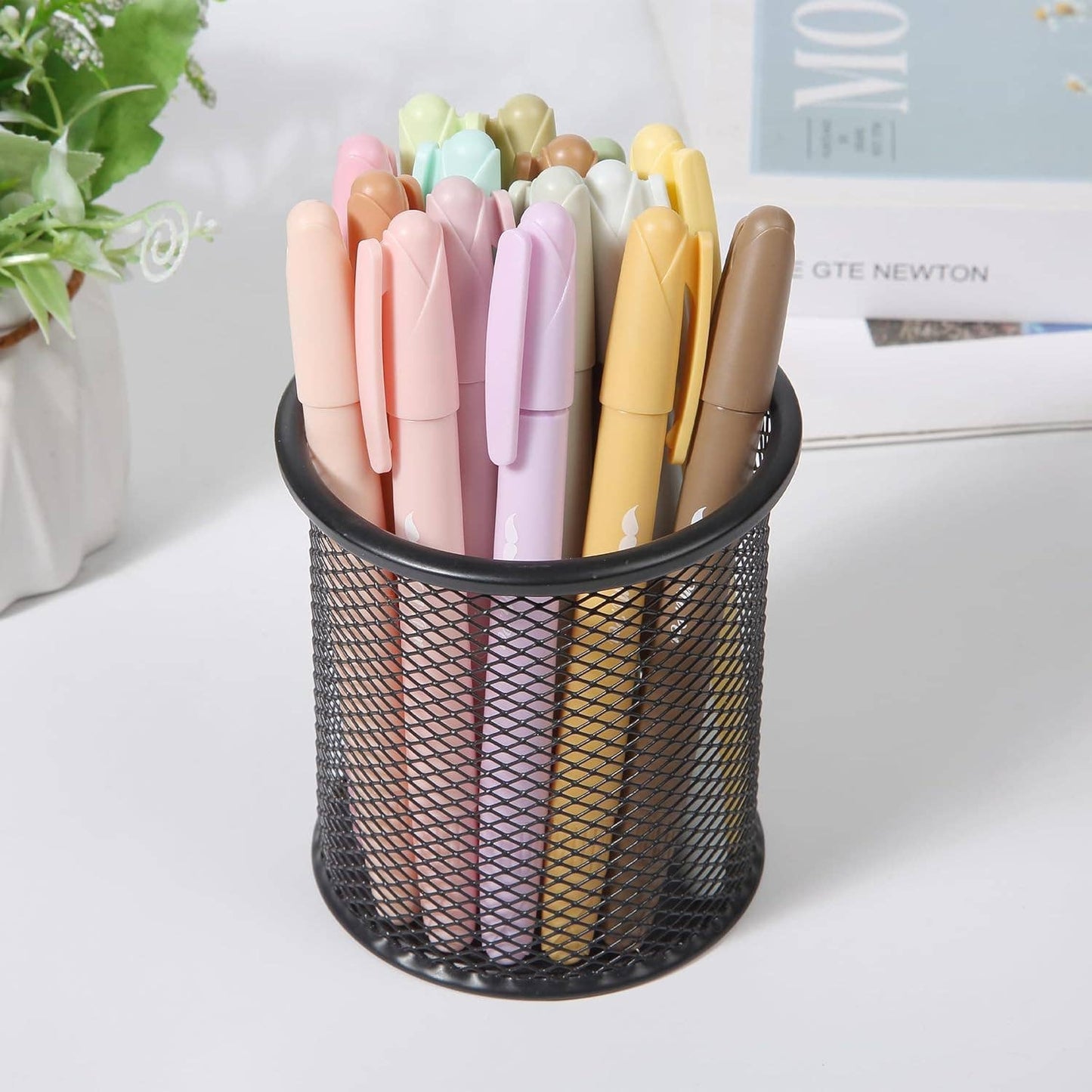 Mr. Pen Gel Highlighter Set - 16 Vibrant Pastel Colors