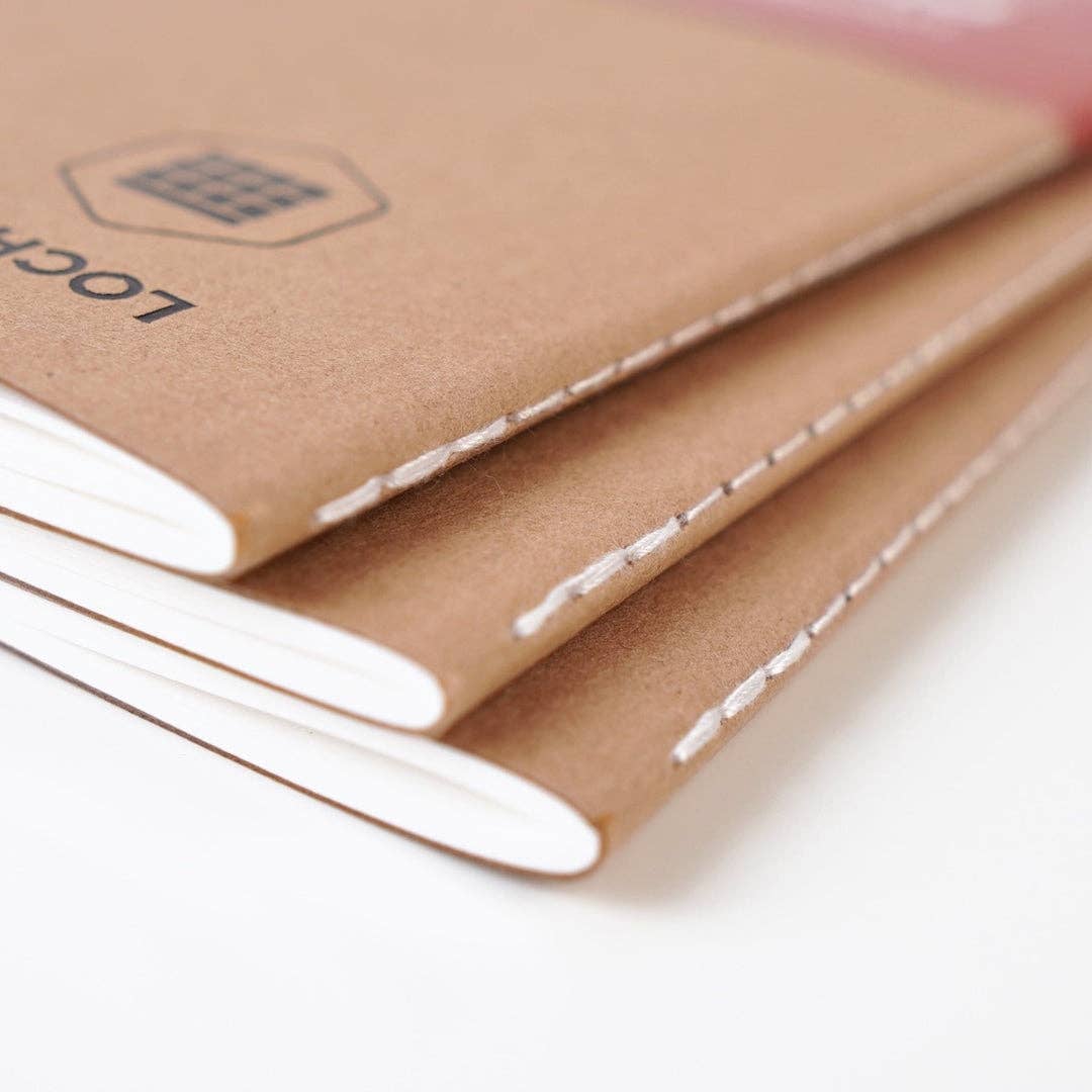 Traveler's Size Notebook with Tomoe River Paper by LOCHBY • Dot Grid Pages