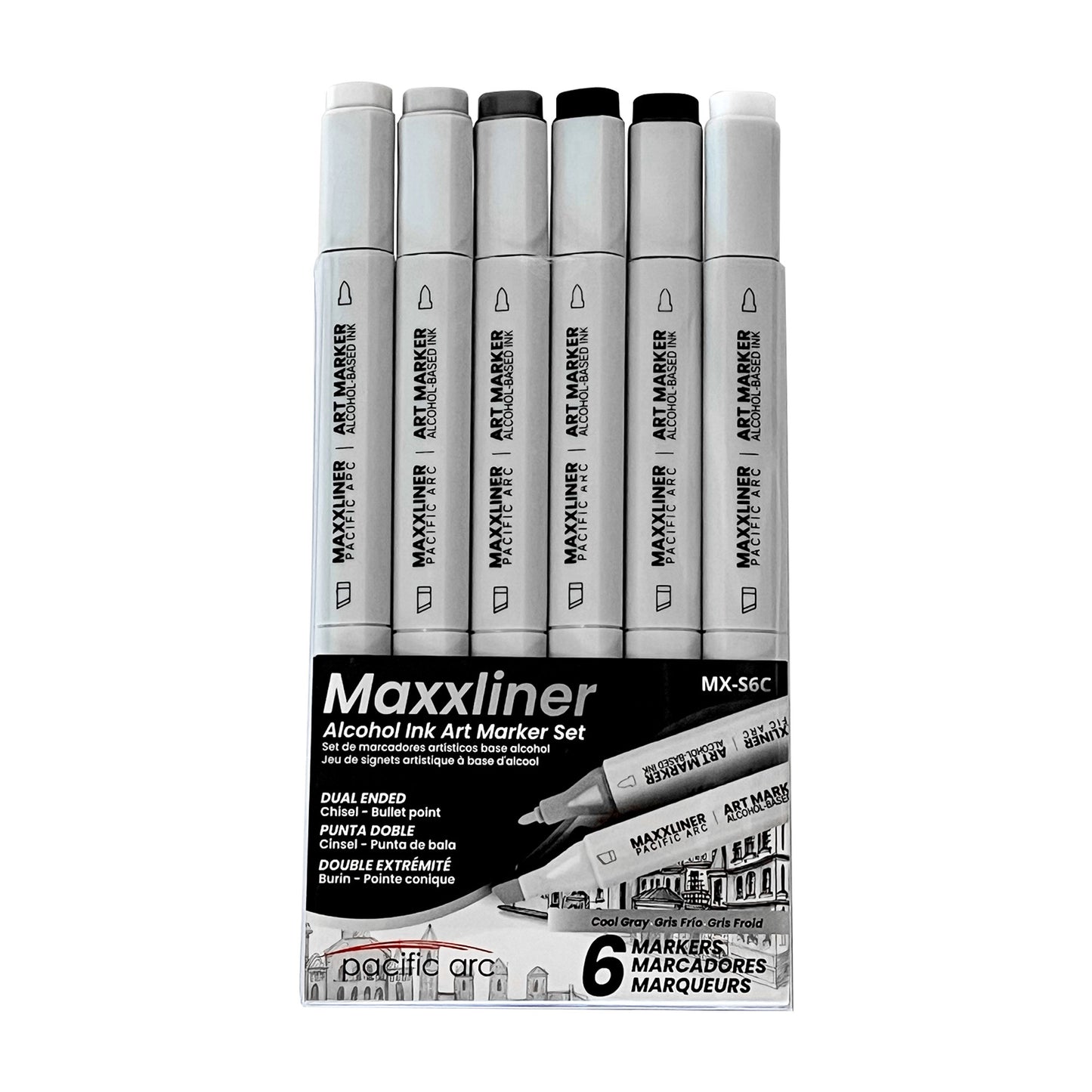 Pacific Arc Maxxliner Alcohol Marker Sets