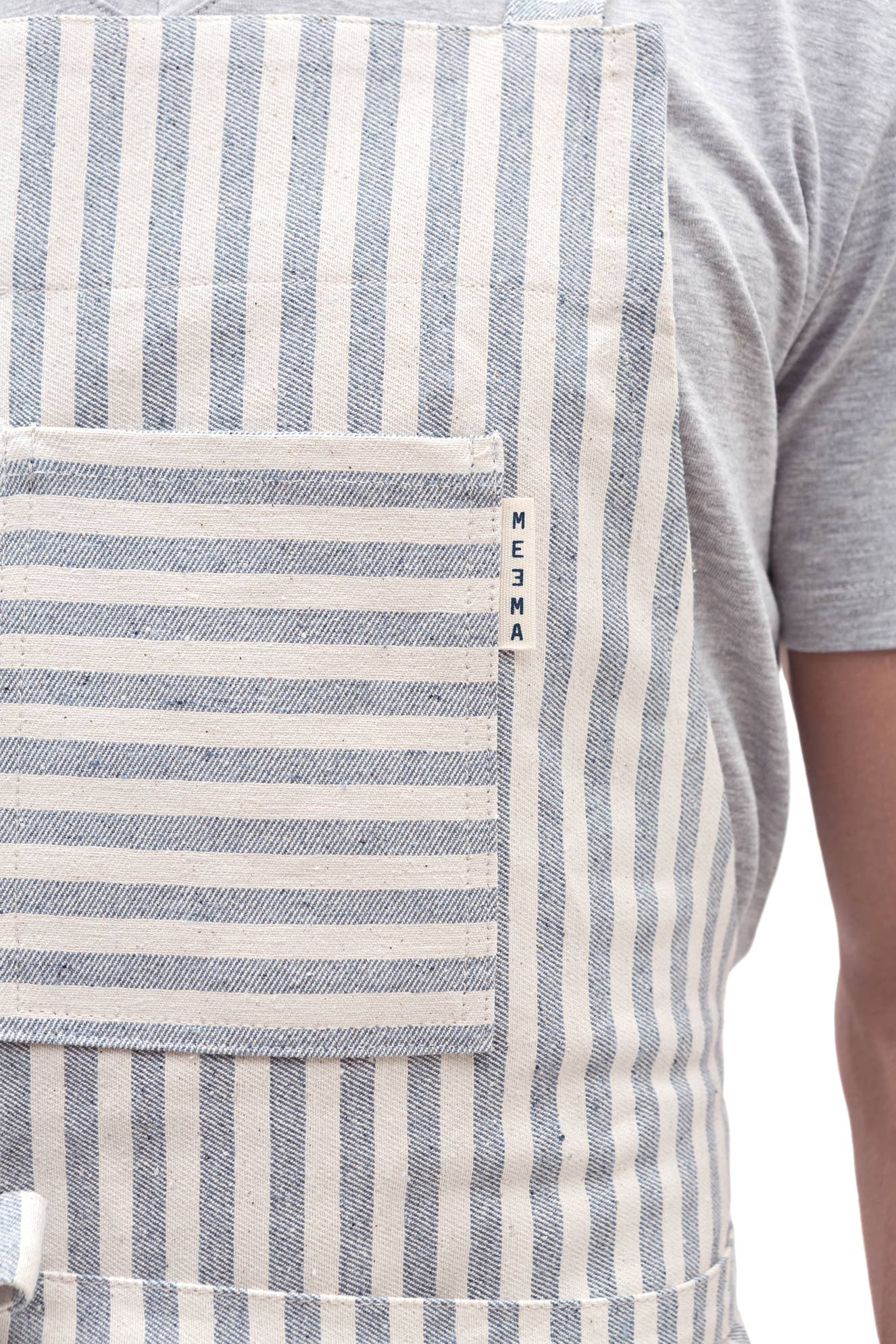 Eco-Friendly Cotton Apron in Stripes by MEEMA