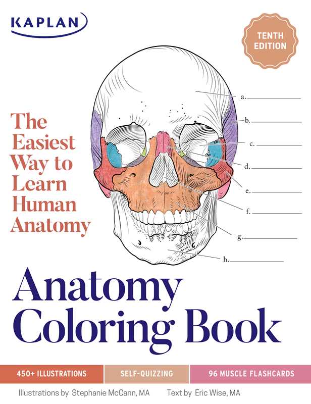 Anatomy Coloring Book with 450+ Realistic Medical Illustrations with Quizzes for Each by Stephanie  McCann