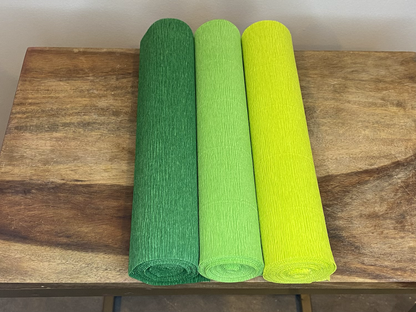 Light Green Crepe Paper