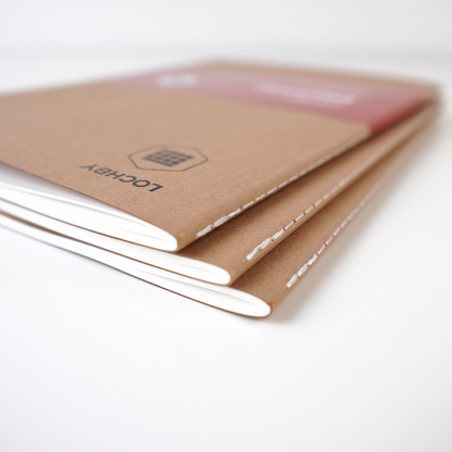 Tomoe River Notebooks by LOCHBY • Pocket Journal Size, 3.5 x 5.5 inches