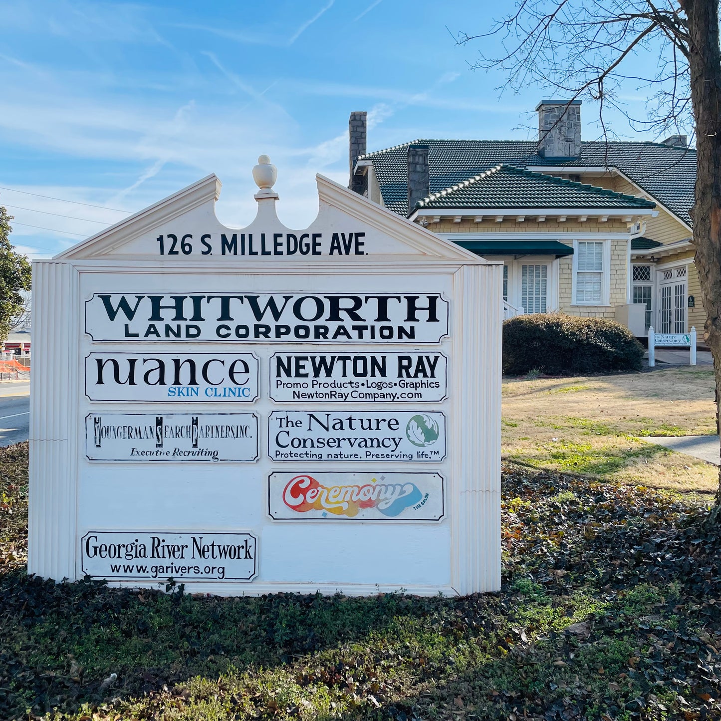 Custom Sign Painting for the Tenants of Whitworth Properties
