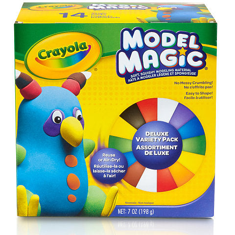 Crayola Model Magic Deluxe Pack de couleurs variées