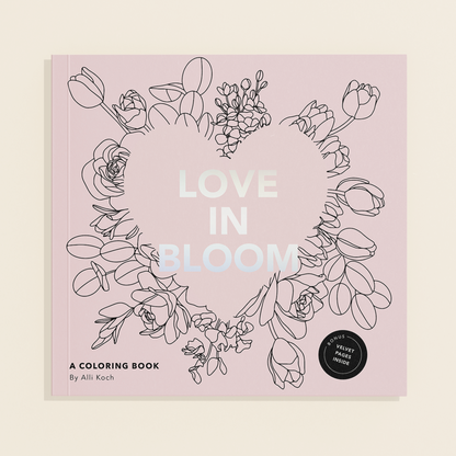 Love in Bloom • Coloring Book