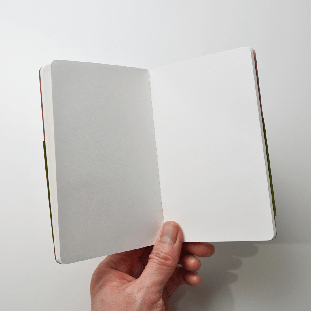 Pocket-Size Notebook with Tomoe River Paper by LOCHBY • Plain Pages