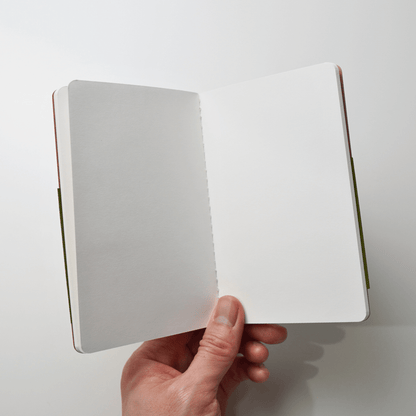 Pocket-Size Notebook with Tomoe River Paper by LOCHBY • Plain Pages