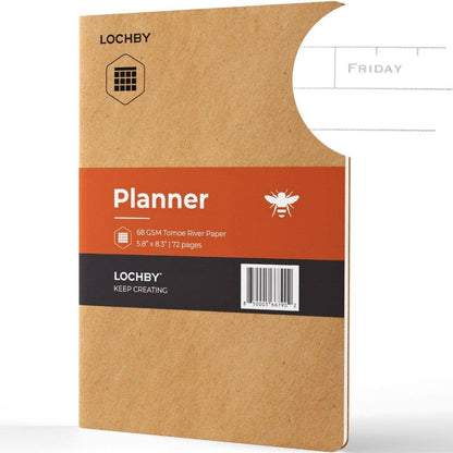 A5 Notebook with Tomoe River Paper by LOCHBY • Planner Pages (6-Month)