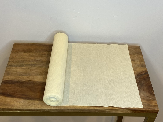 Ivory Heavy Florist Crepe