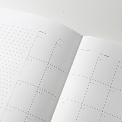 A5 Notebook with Tomoe River Paper by LOCHBY • Planner Pages (6-Month)