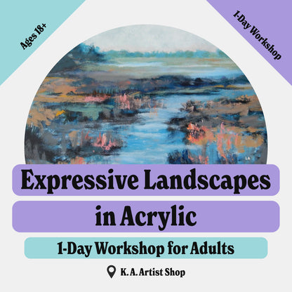 Expressive Landscapes in Acrylic • 1-Day Workshop for Adults