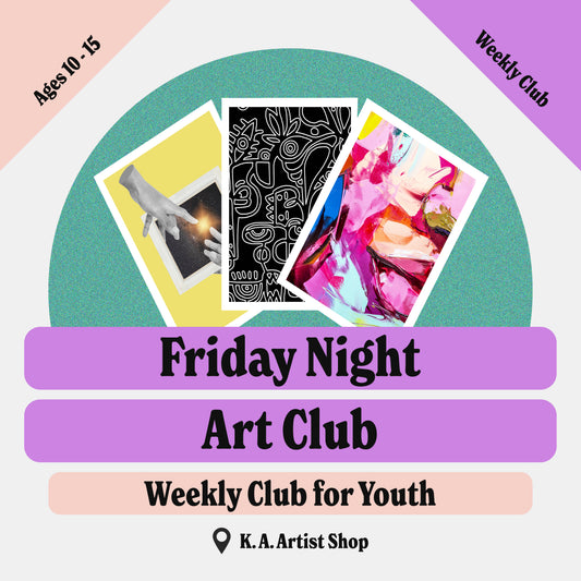 Friday Night Art Club • Weekly Club for Youth • Fall 2026
