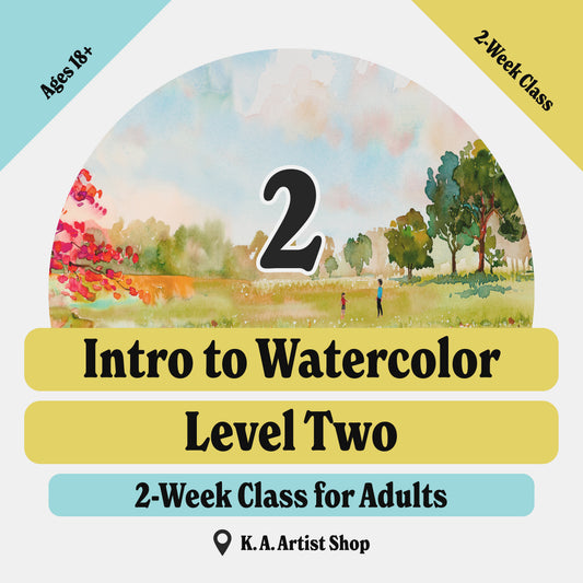 Introduction à l'aquarelle • Cours de peinture de 3 semaines