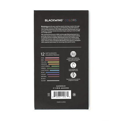 Colores Palomino Blackwing - Caja de 12 