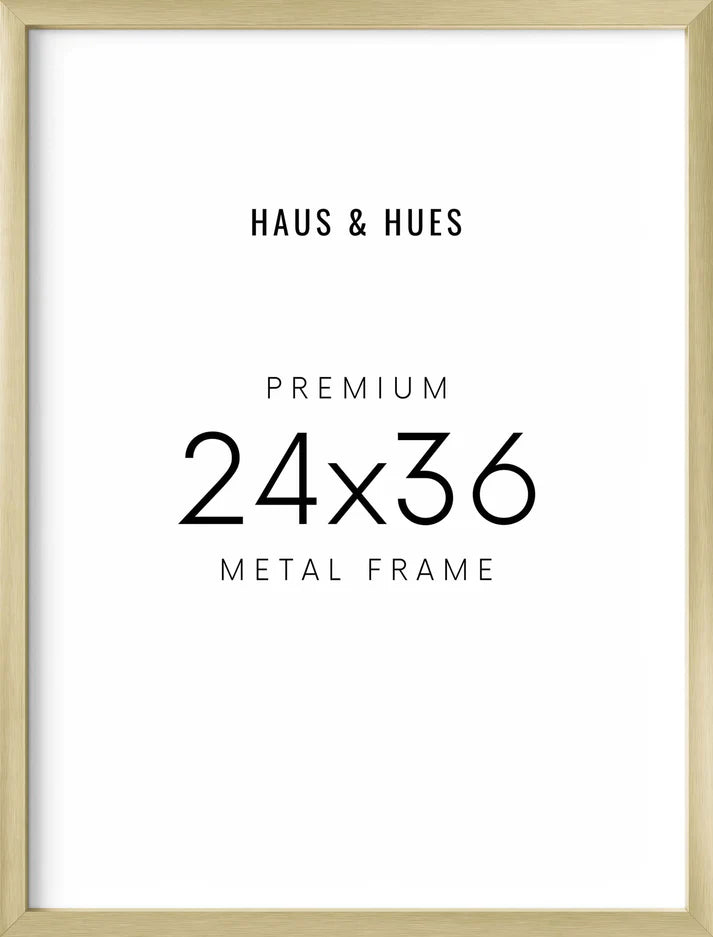 Aluminum Frames in Gold