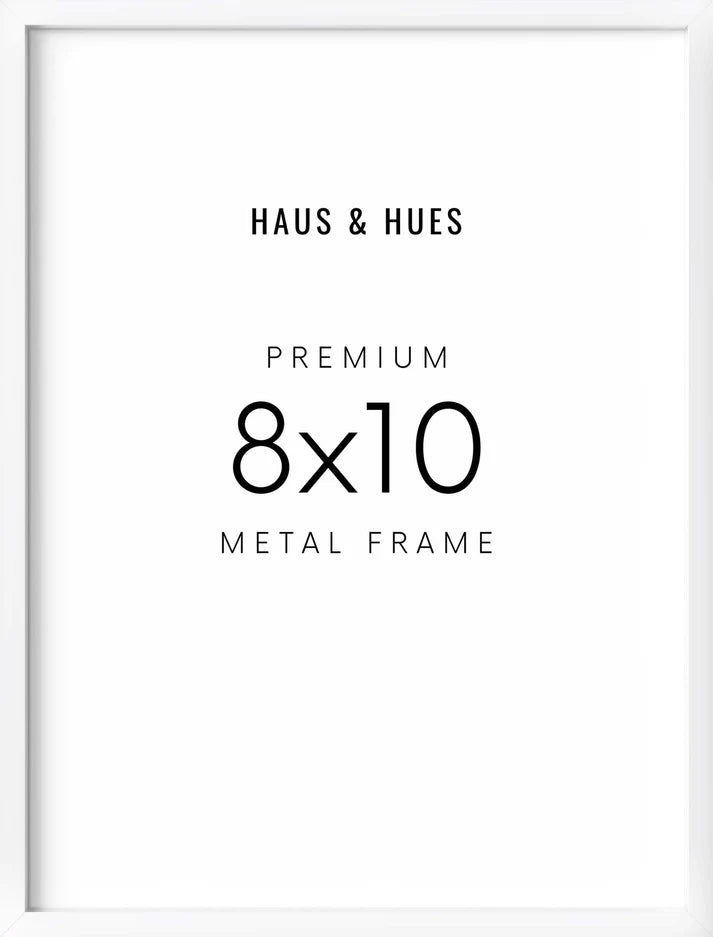 Aluminum Frames in White