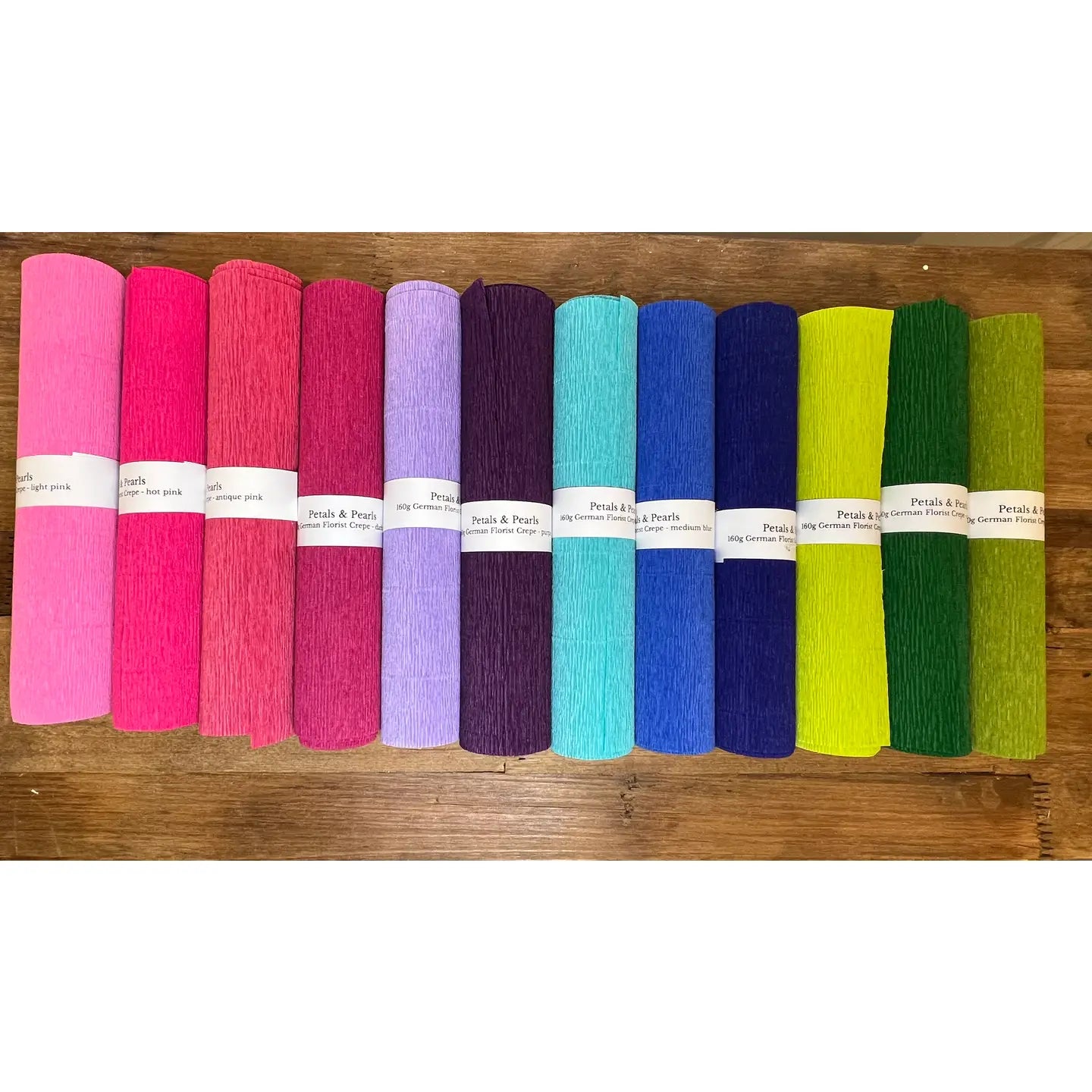 Werola 160g German Floristic Crepe - Jewel Tone 160g Assortment Pack