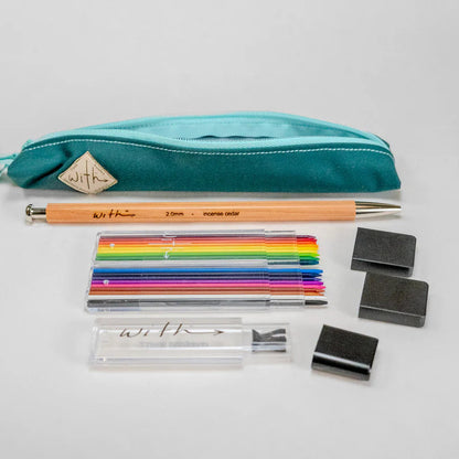 PRE-ORDER: Ultralight 18 Color Pencil Drawing Set by With