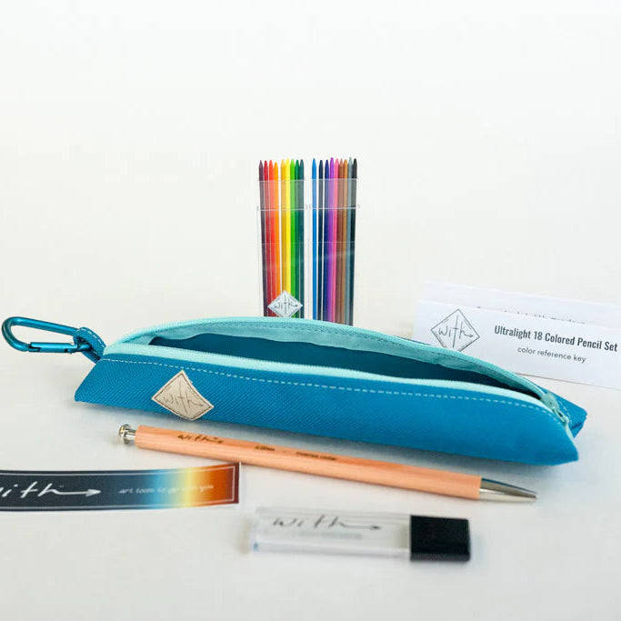 PRE-ORDER: Ultralight 18 Color Pencil Drawing Set by With
