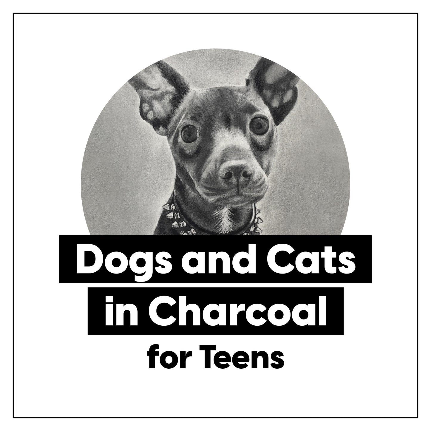 Drawing Dogs and Cats in Charcoal • 5-Week Class for Teens