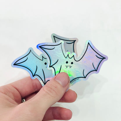 "Ghost Bat” Sticker by Will Eskridge