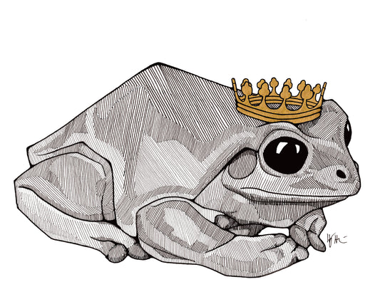 "Frog Prince" Print by Holly Hutchinson