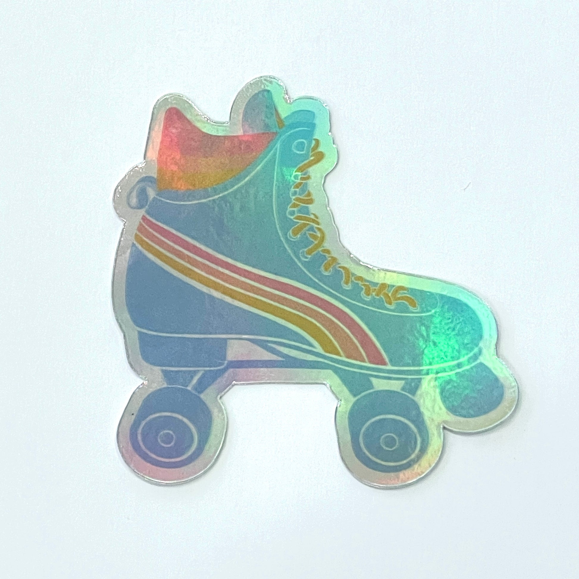 Holographic Roller Skate Sticker by Carlee Ingersoll – K. A. Artist Shop