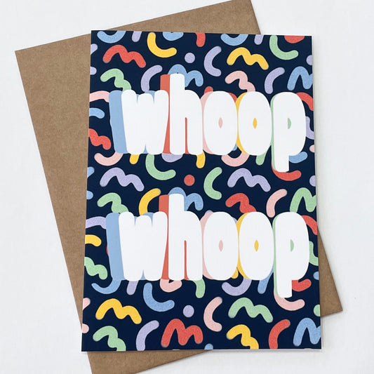"Whoop Whoop" Card by Carlee Ingersoll