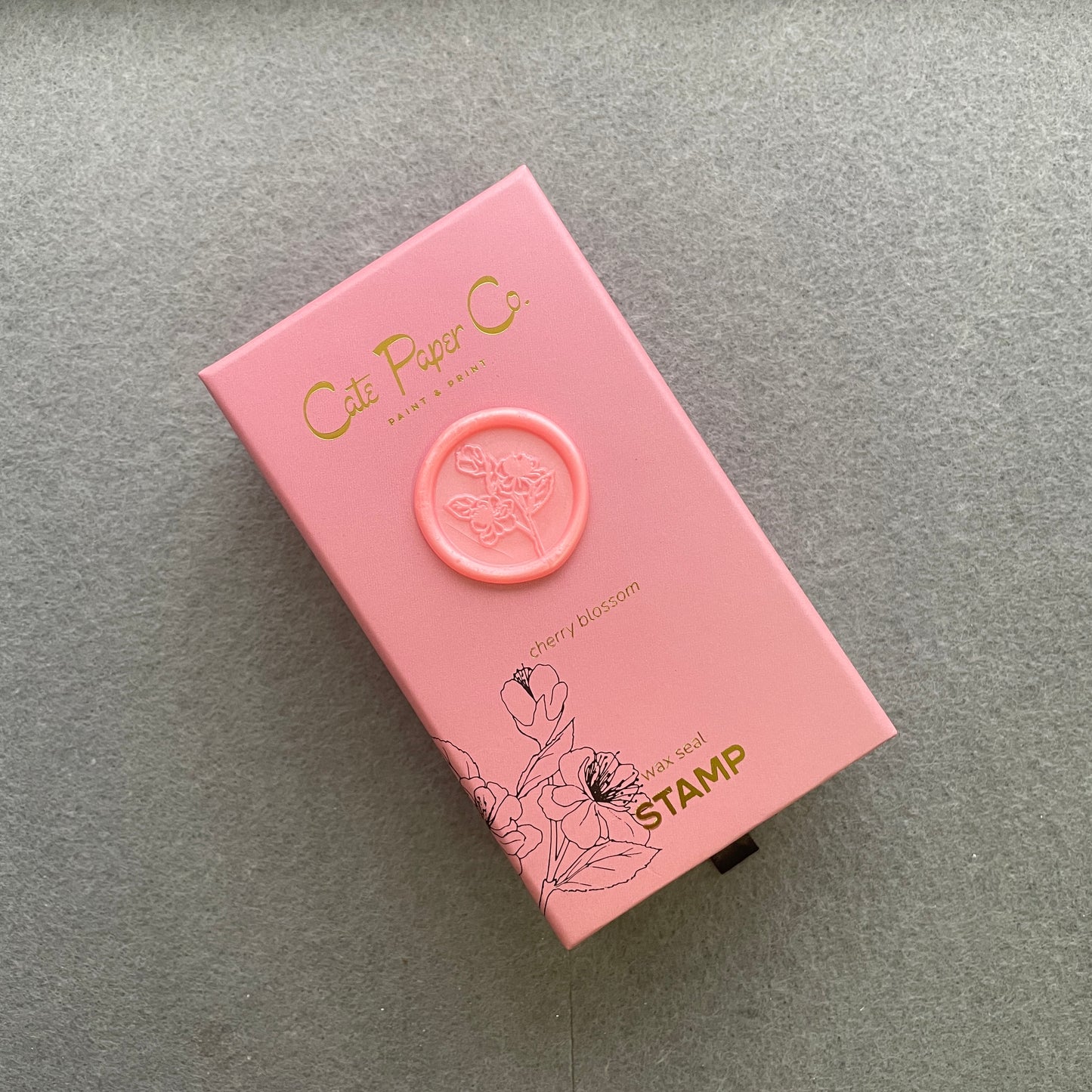 Cate Paper Co Wax Seal Stamp & Wax Stick Set