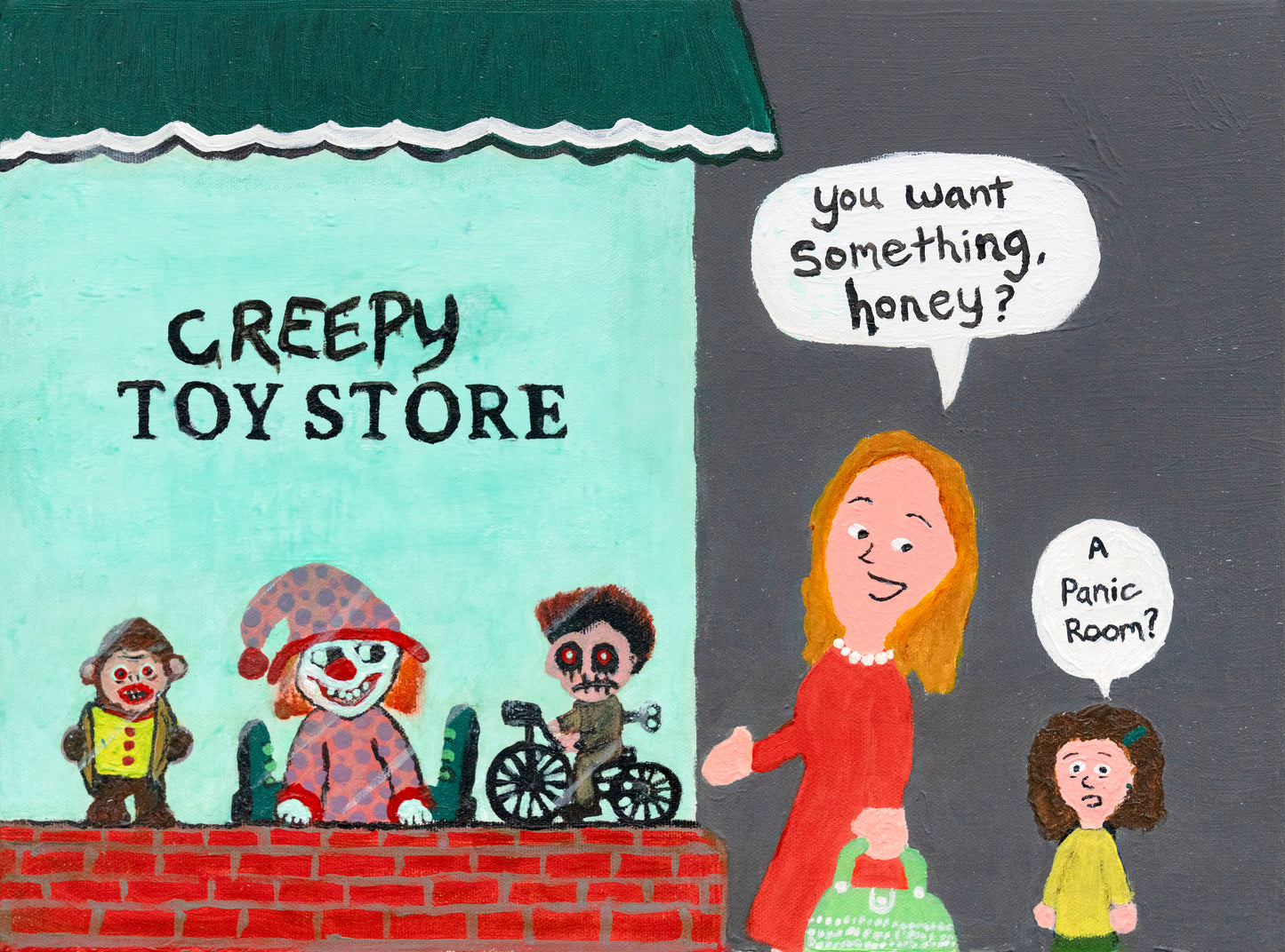 Archival Art Print of "Creepy Toy Store" by Jeremy Long