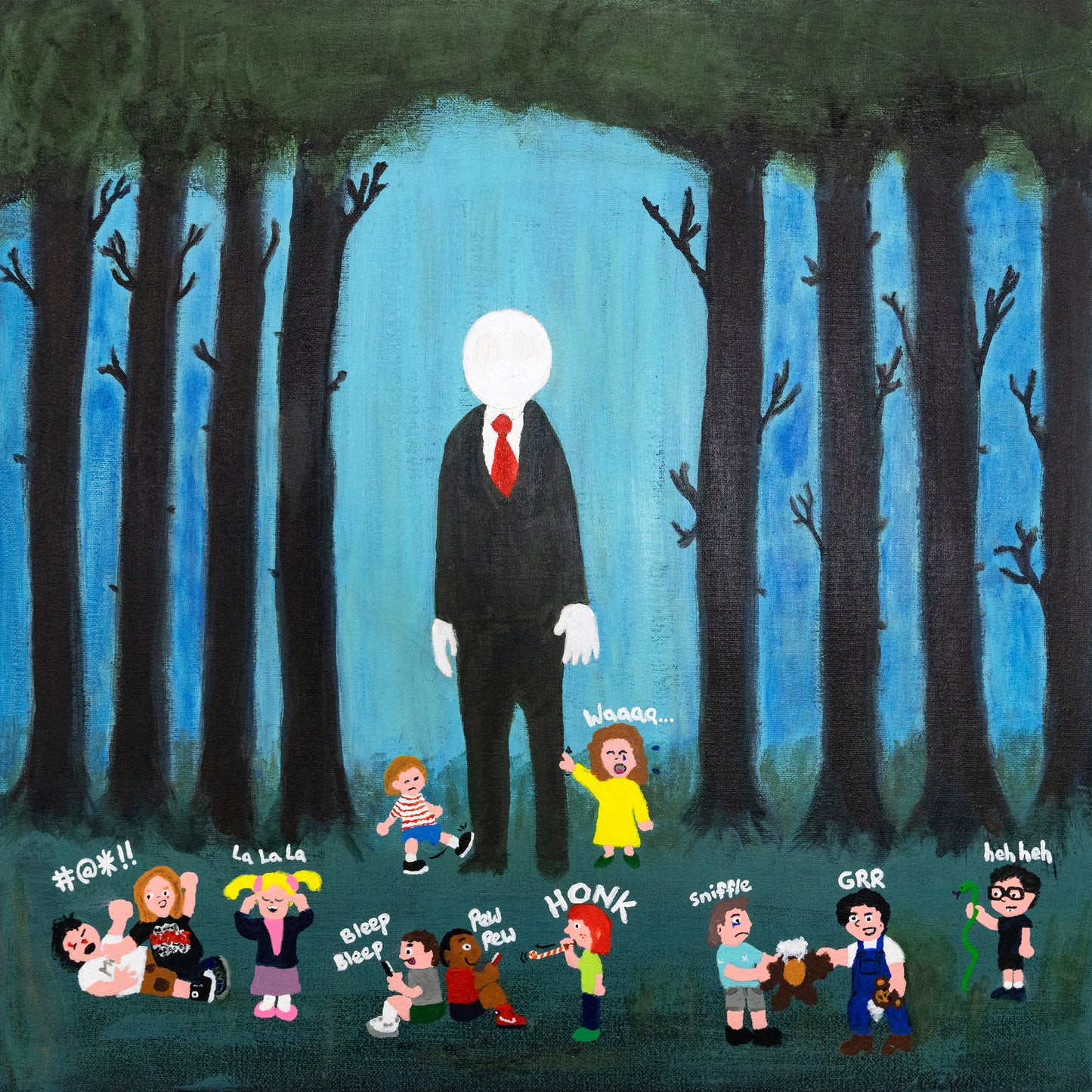 Archival Art Print of "Slenderman Has Regrets" by Jeremy Long
