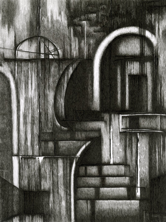 "A House with No Shadows" • Archival Print of Artwork by James Greer