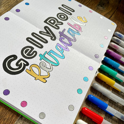 Sakura Gelly Roll Retractable Metallic Gel Pens