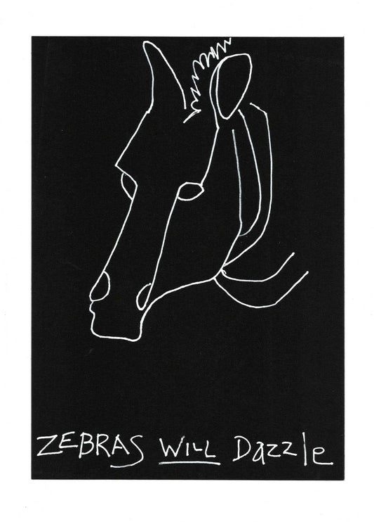 ★ 09 • "Zebra WILL Dazzle" by René Shoemaker